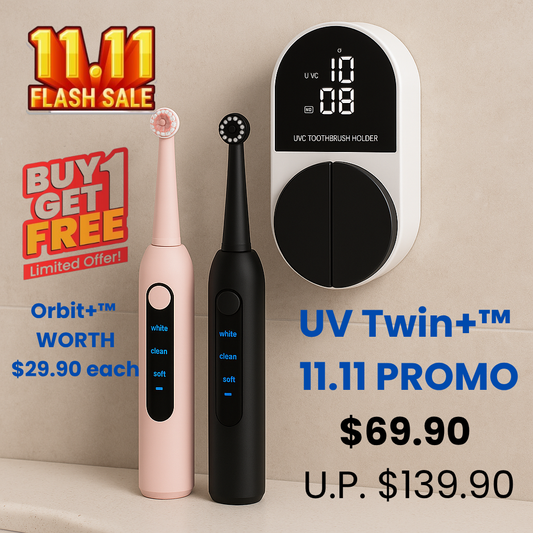 Feel Fresh UV Twin+™ Toothbrush Steriliser 11.11 Promo