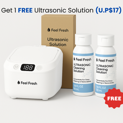 Feel Fresh Ultrasonic Cleaner™  | Aligners & Retainers